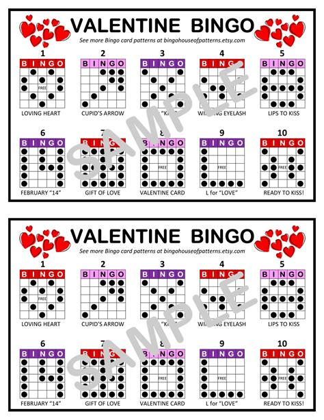 Collection Holiday Bingo Card Patterns For Really Fun Bingo Games Bingo