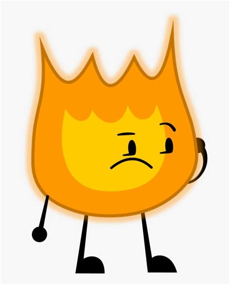 Download Firey Bfdi Scared Mouth Transparent Png Download Seekpng