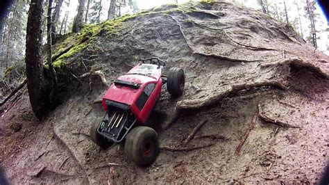 Axial Yeti And Score Extreme Forest Bash Jumps Hill Climbs And Mud Youtube