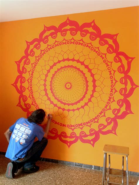 Mandala Wall Painting On Behance