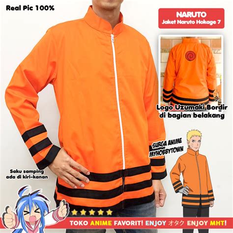 Jaket Naruto Uzumaki Hokage 7 Version Naruto Next Generation