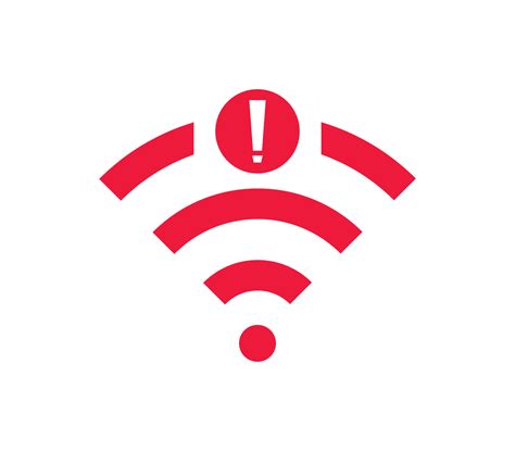 No Wireless Network Sign Symbol Icon Red Color No Wifi Icon 5556666