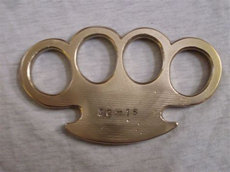 Weaponcollectors Knuckle Duster And Weapon Blog Solid Brass Knuckles