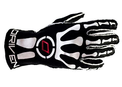 Driven Motorsport Drg0102xxl Driven Motorsports Skeleton Racing Gloves