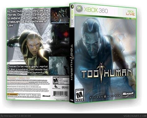 Too Human Xbox 360 Box Art Cover By Treesquirrel12