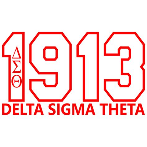 Delta Sigma Theta Letters Svg