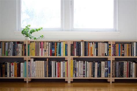 Small wood crate bookshelf, rustic living room storage, narrow bookcase, farmhou. low bookshelf - Google Search | Low bookcase, Bookshelves ...
