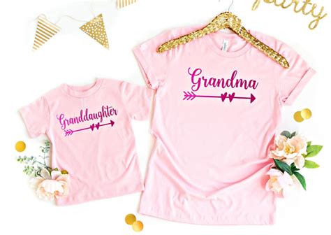Matching Grandma And Granddaughter Shirt Grandma And Me Etsy Bridesmaid Shirts Team Bride