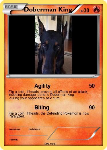 Pokémon Doberman King Agility My Pokemon Card