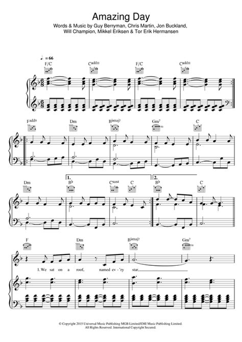 Coldplay Clocks Sheet Music Notes Chords Download Printable Piano