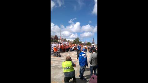 Blackpool Fans Protesting Against The Oystons 15 Aug 2015 Youtube