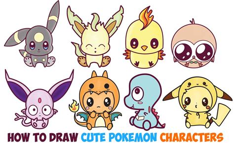 Cute Chibi Pokemon Drawing Pokemon Drawing Easy