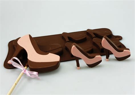 41 High Heeled Shoe Lolly Novelty Chocolate Bar Silicone Baking