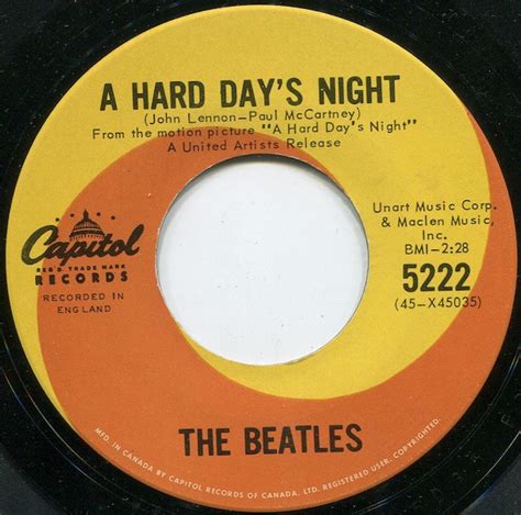 The Beatles A Hard Day S Night Vinyl Discogs