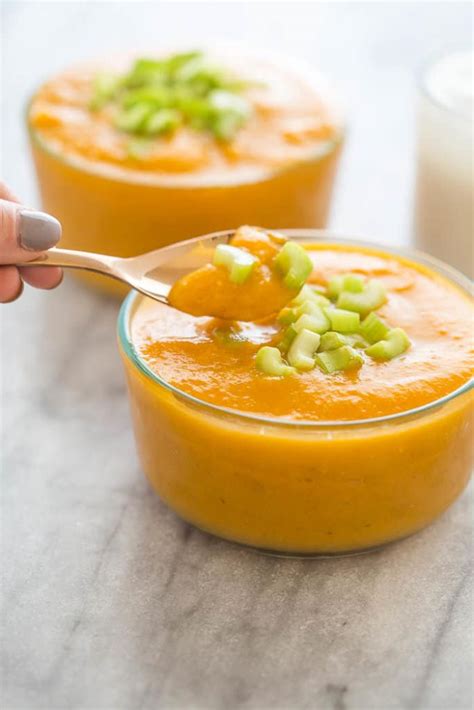 Easy Sweet Potato Soup Vegan Recipe April Golightly