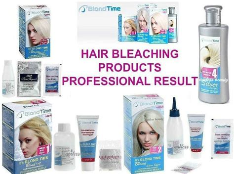 Specially developed to give you endless bleaching options. HAIR BLEACHING LIGHTENING KIT BLOND SILVER EFFECT ...
