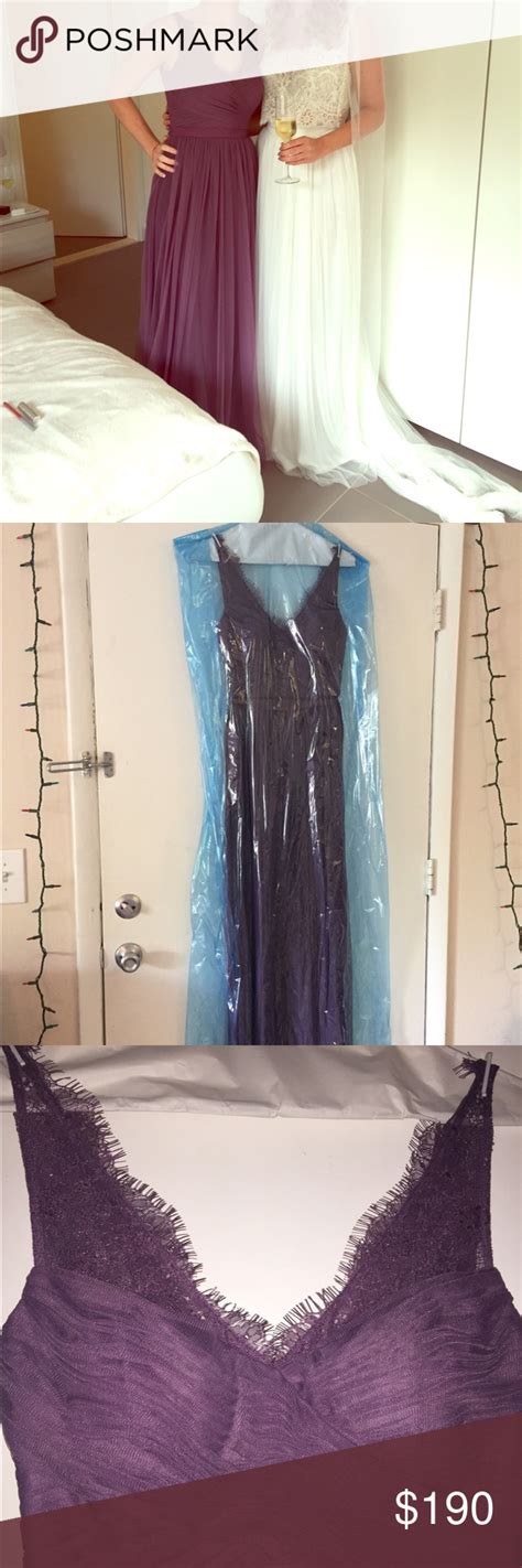 Purple Wisteria Anthropologie Bridesmaid Dress Anthropologie