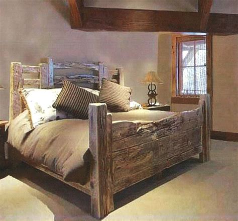 custom rustic timber frame bed for master home bedroom furniture bedroom decor