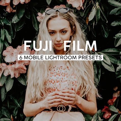 6 Fuji Film Lightroom Presets Film Look Presets Desktop And Etsy