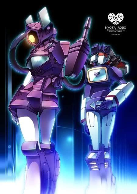 Anime Female Soundwave And Shockwave Transformers Art Transformers