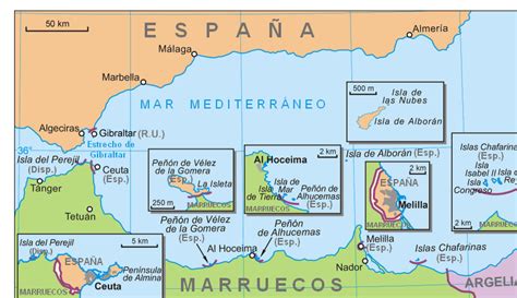 Spains Possessions In North Africa Full Size Ex