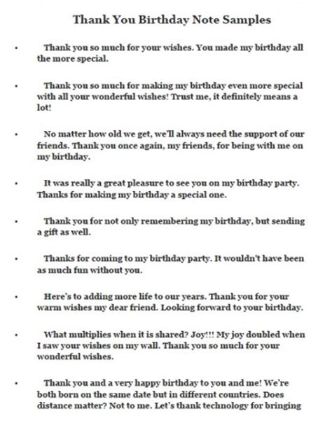 Download Thank You Notes And Messages For Birthday Wishes