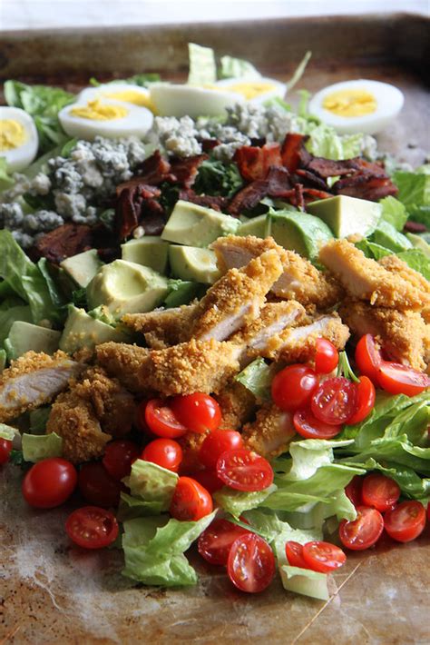 I started making this salad for an easy lunch or dinner years ago after having one something like it at a restaurant named grady's that is now. Gluten Free Fried Chicken Cobb Salad - Heather Christo