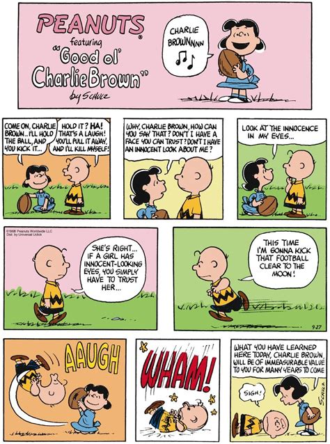 Peanuts By Charles Schulz September 27 2015 Via Gocomics Snoopy