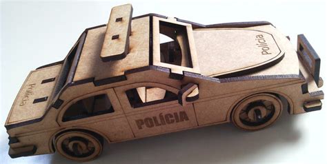Laser Cut Police Car Template Free Cdr Vectors File Free Download