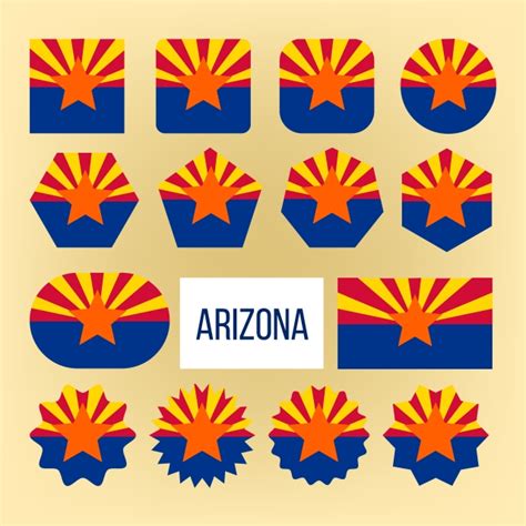 Arizona Flag Vector Png Images Arizona Flag Collection Figure Icons