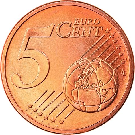 Five Euro Cents 2010 Coin From Germany Online Coin Club