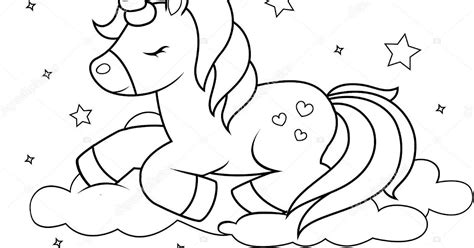 Sketsa Mewarnai Unicorn Cara Menggambar Putri Duyung Yang Berkilauan