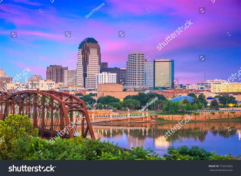 Shreveport Louisiana Usa Downtown Skyline On Stock Photo Edit Now