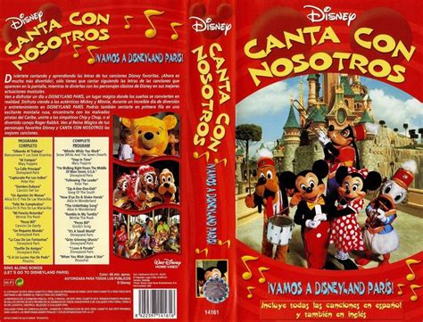 Disney Sing Along Songs Lets Go To Disneyland Paris Spanish Spain