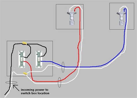 Wiring Two Lights From One Source Wiring Two Light Switches On The