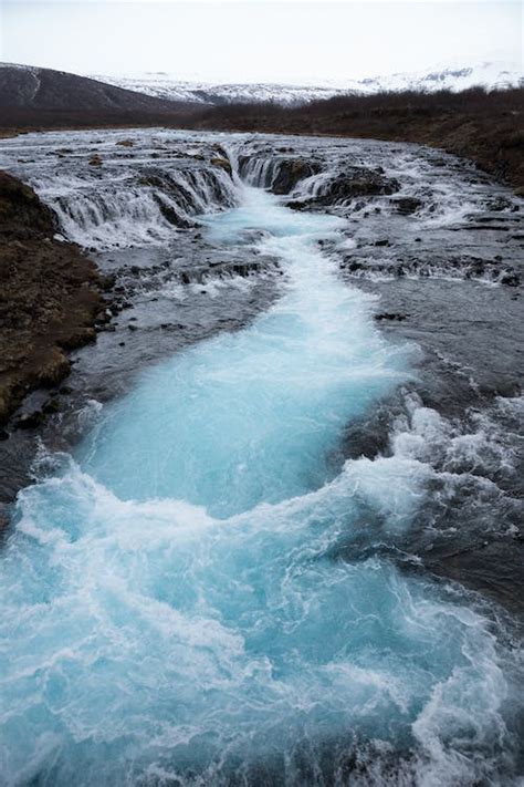 Bruarfoss Waterfall In Iceland · Free Stock Photo