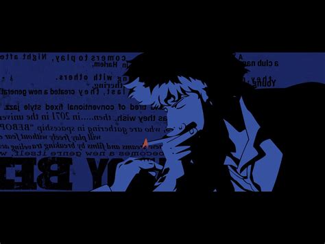 3840x2160 3840x2160 Cowboy Bebop Spike Spiegel Smoking Anime Vectors