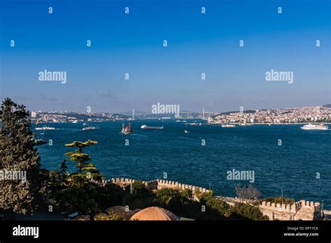 A View On The Sea Of Marmara And Bosphorus Strait From The Topkapi
