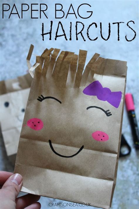 Maybe you would like to learn more about one of these? Paper Bag Haircuts: A Cute Scissor Skills Craft | Letter h ...