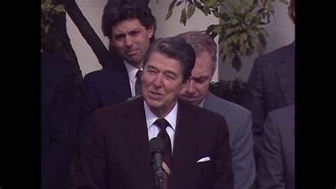 President Ronald Reagans Congratulating World Series Editorial Video