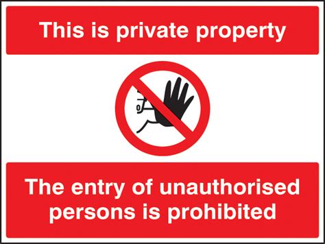 This Is Private Property No Entry Sign Ssp Print Factory