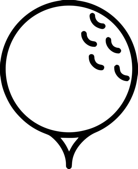 Golf Ball Svg Png Icon Free Download (#445587) - OnlineWebFonts.COM
