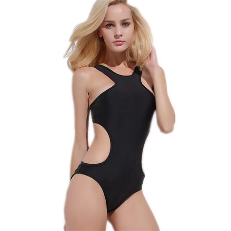 Sexy Plus Size Swimwear Women One Piece Swimsuit High Cut Swimsuit