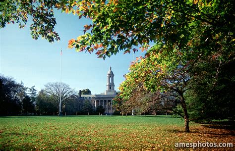 William Ames Photography Penn State Old Main Vintage Old Main In Fall