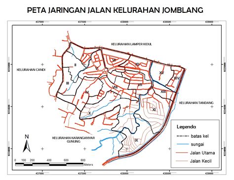 Gambar Perencanaan Kota Indonesia 2013 Contoh Peta Jaringan Jalan