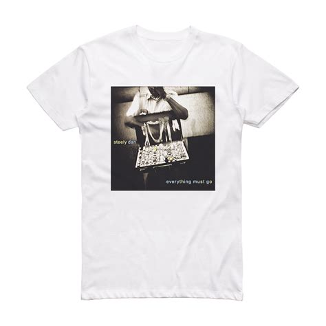Steely Dan Everything Must Go Album Cover T Shirt White Album Cover T