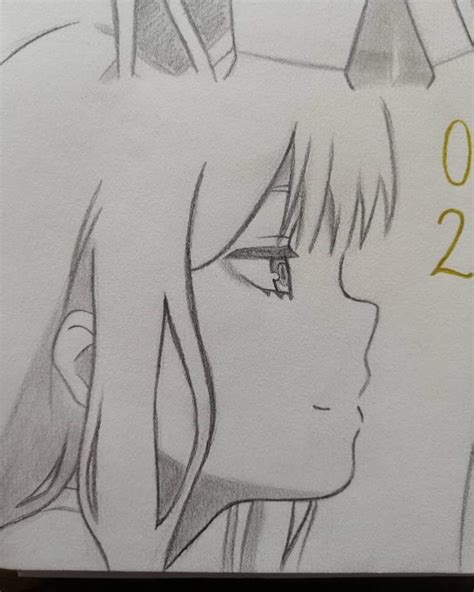 Zero Two Drawing ️ Anime Amino