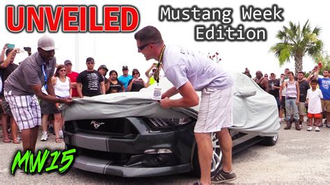 Mustang Week 2015 Edition Unveiling W Special Guest Caleb Cook Youtube