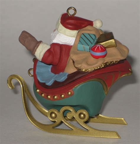 Vintage 1992 Hallmark Keepsake Ornament Santa And His Etsy