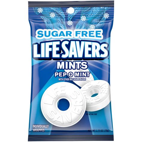 Life Savers Pep O Mint Breath Mints Hard Candy Bag
